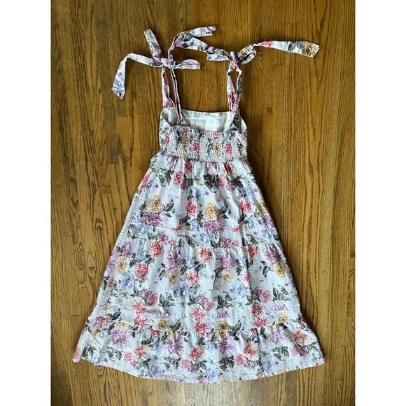 HOUSE OF HARLOW 1960 White Floral Strap Cottage Midi Dress Women's Size Small - Picture 9 of 11